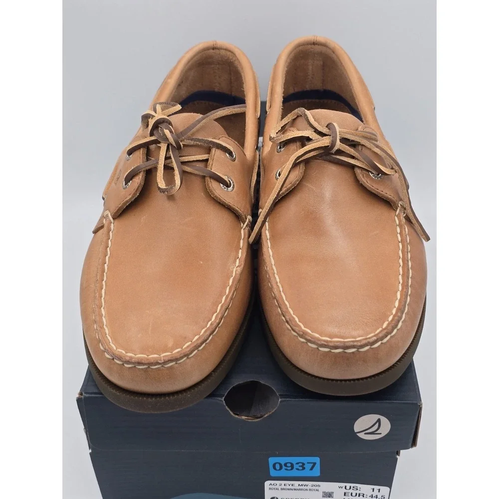 Men's SPERRY AO 2-EYE MW-205 - ROYAL BROWN - Size 11 M